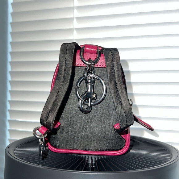 Coach Keychain Backpack Mini Bag - Picture 4 of 9